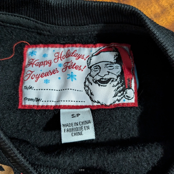 Festive Black and Brown Gingerbread Sweater - Picture 2 of 2